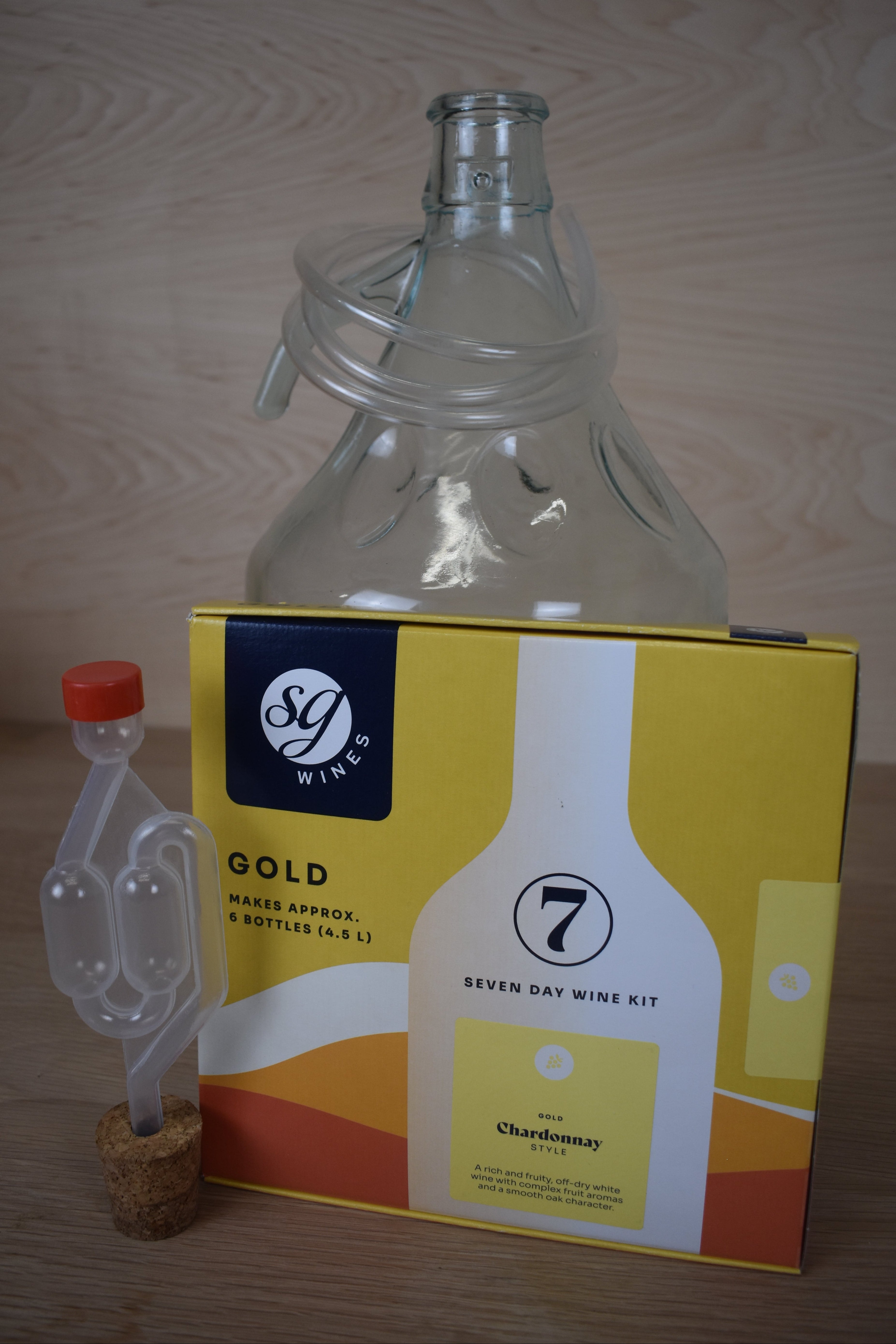 The Bare-Bones 6 Bottle Wine Kit - Chardonnay