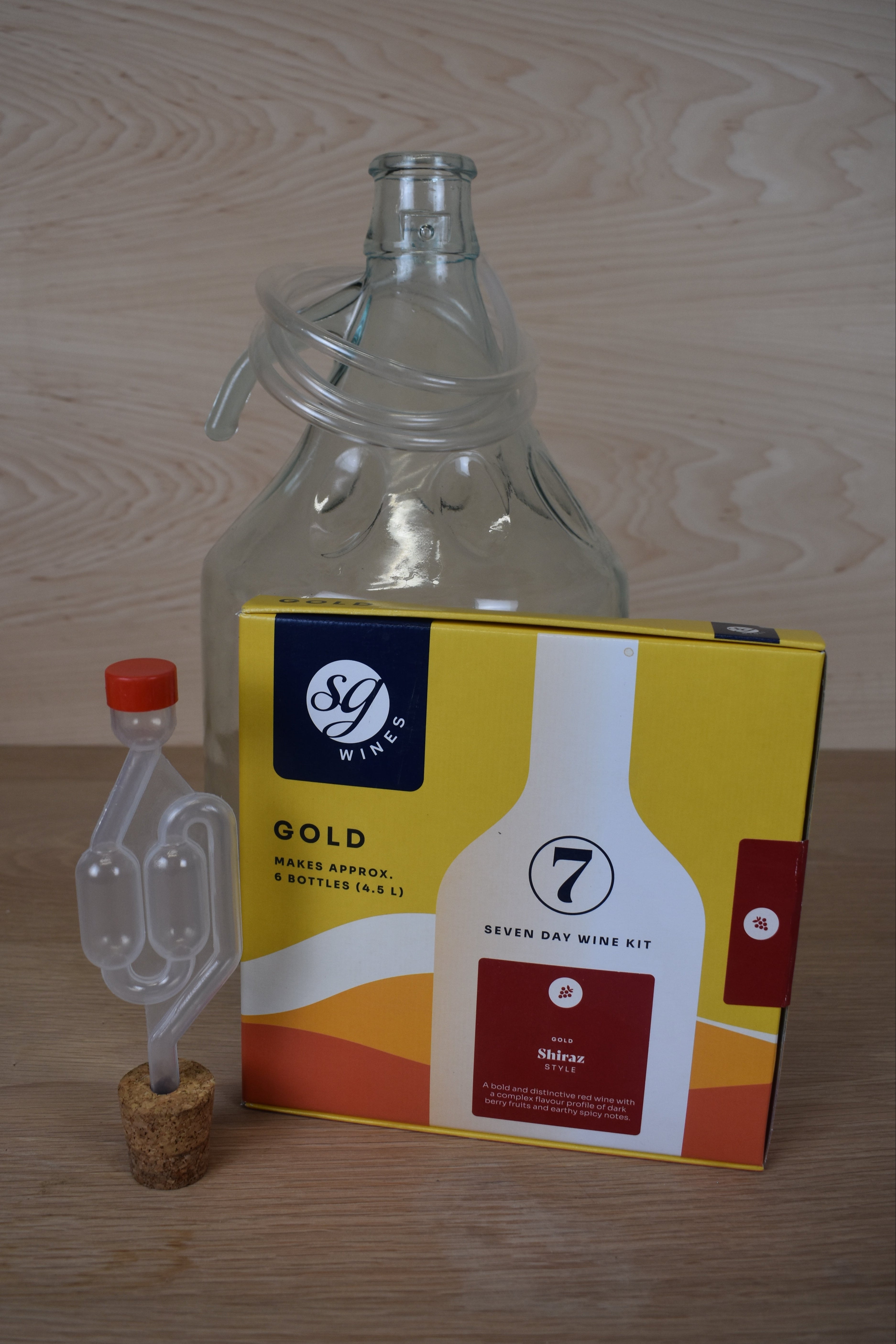 The Bare-Bones 6 Bottle Wine Kit - Shiraz
