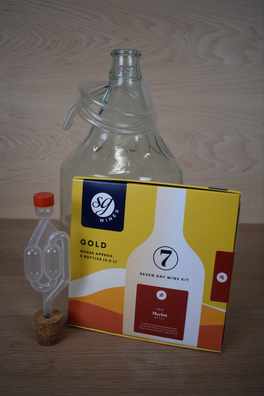 The Bare-Bones 6 Bottle Wine Kit - Merlot