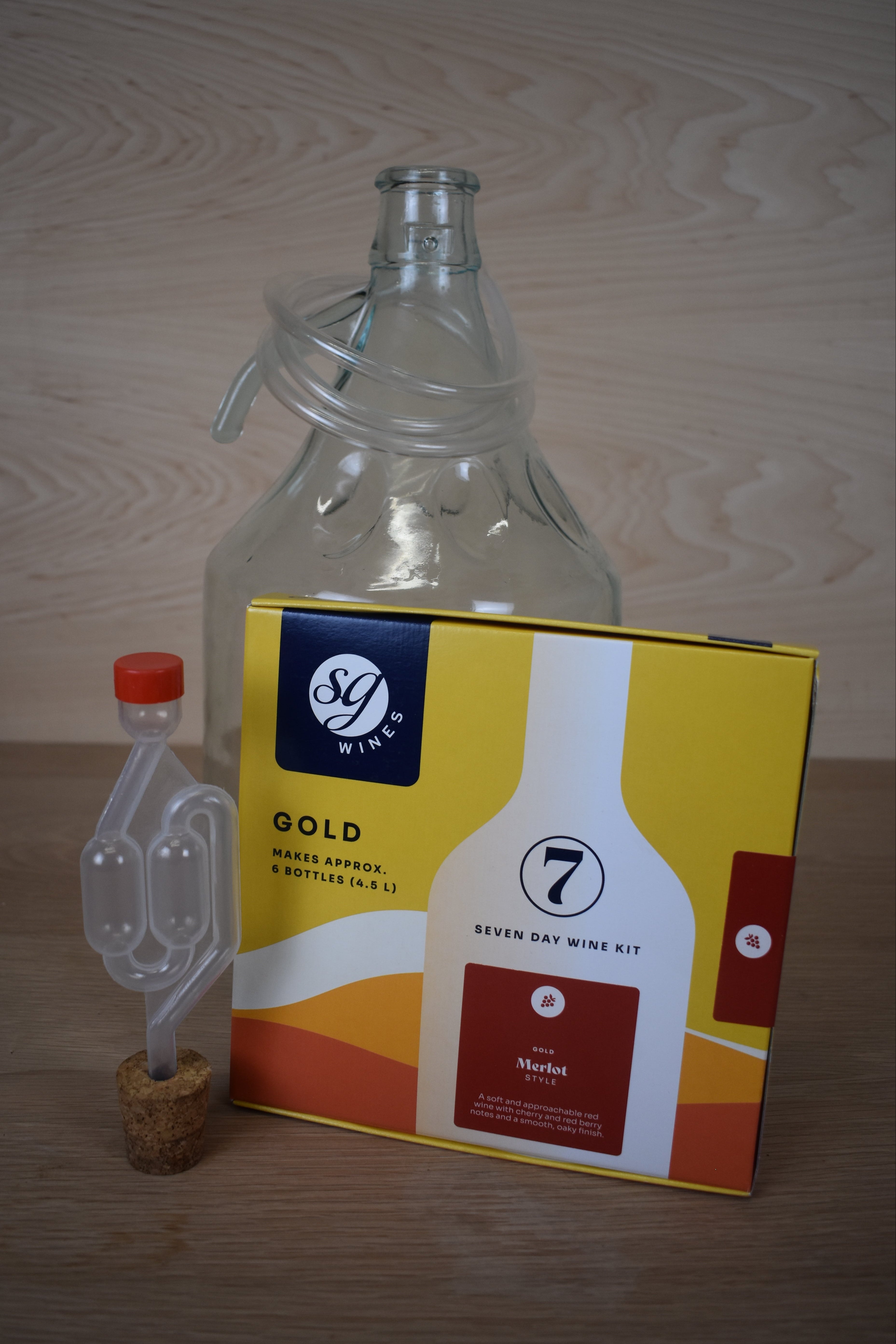 The Bare-Bones 6 Bottle Wine Kit - Merlot