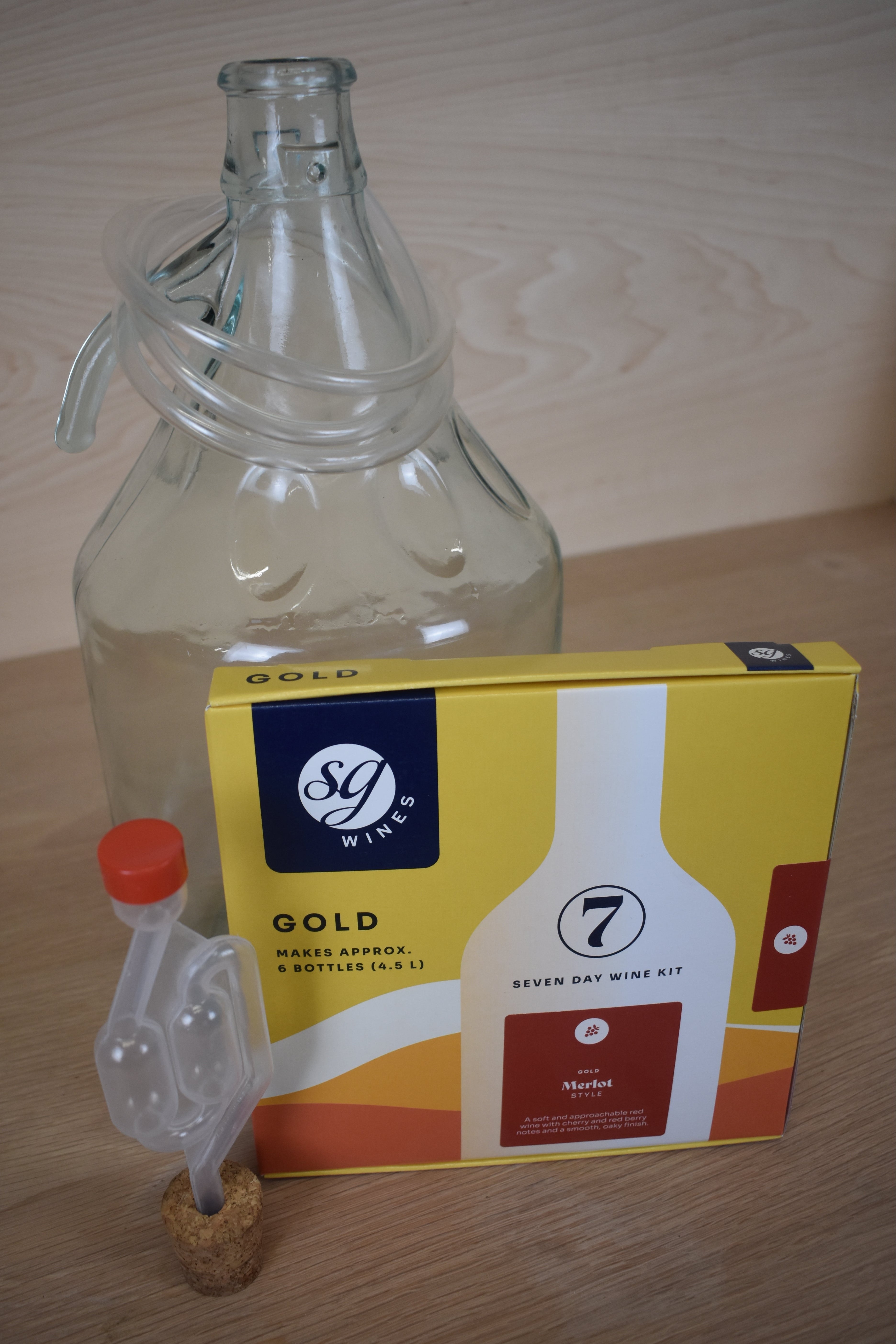 The Bare-Bones 6 Bottle Wine Kit - Merlot