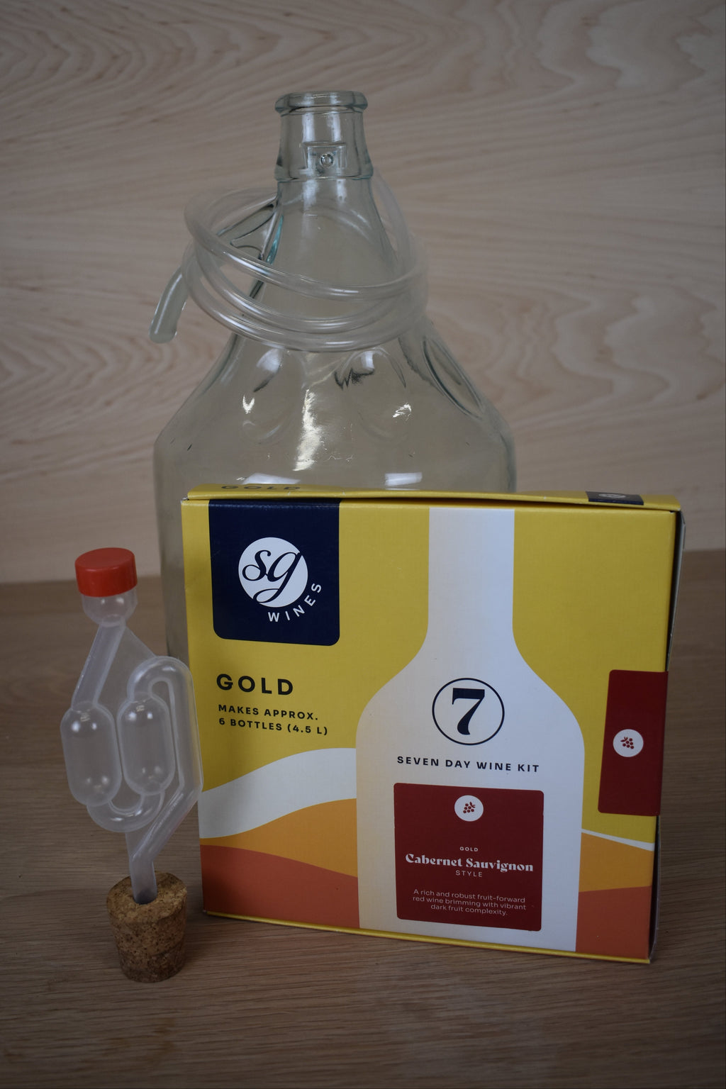 The Bare-Bones 6 Bottle Wine Kit - Cabernet Sauvingon