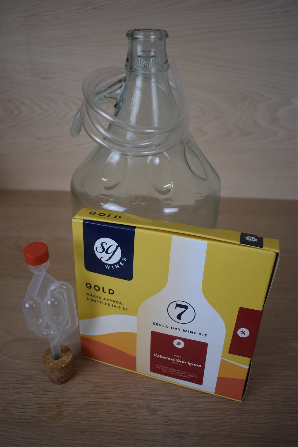 The Bare-Bones 6 Bottle Wine Kit - Cabernet Sauvingon