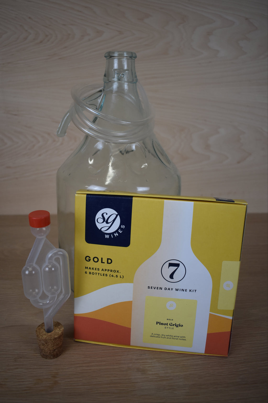 The Bare-Bones 6 Bottle Wine Kit - Pinot Grigio