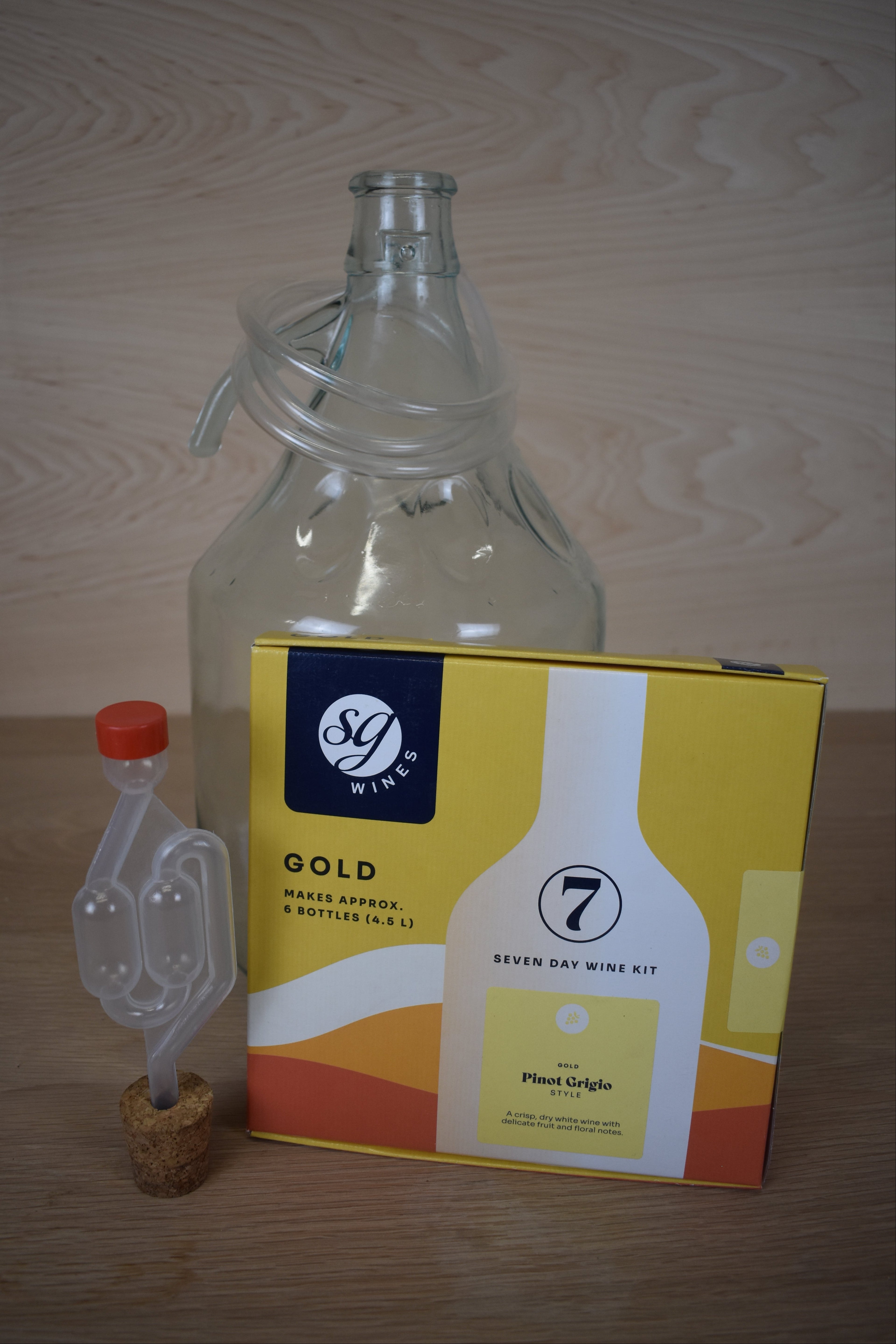 The Bare-Bones 6 Bottle Wine Kit - Pinot Grigio