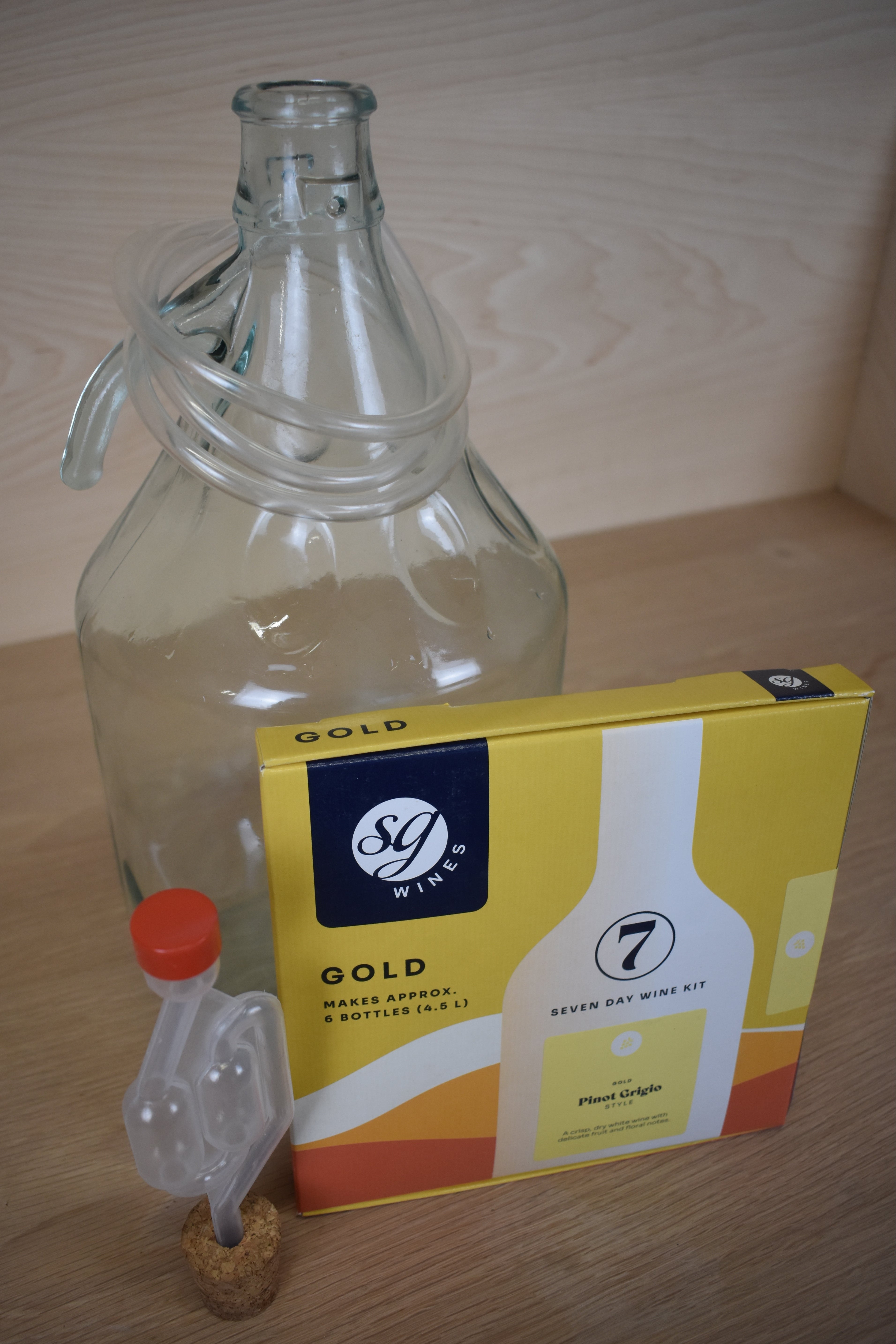 The Bare-Bones 6 Bottle Wine Kit - Pinot Grigio