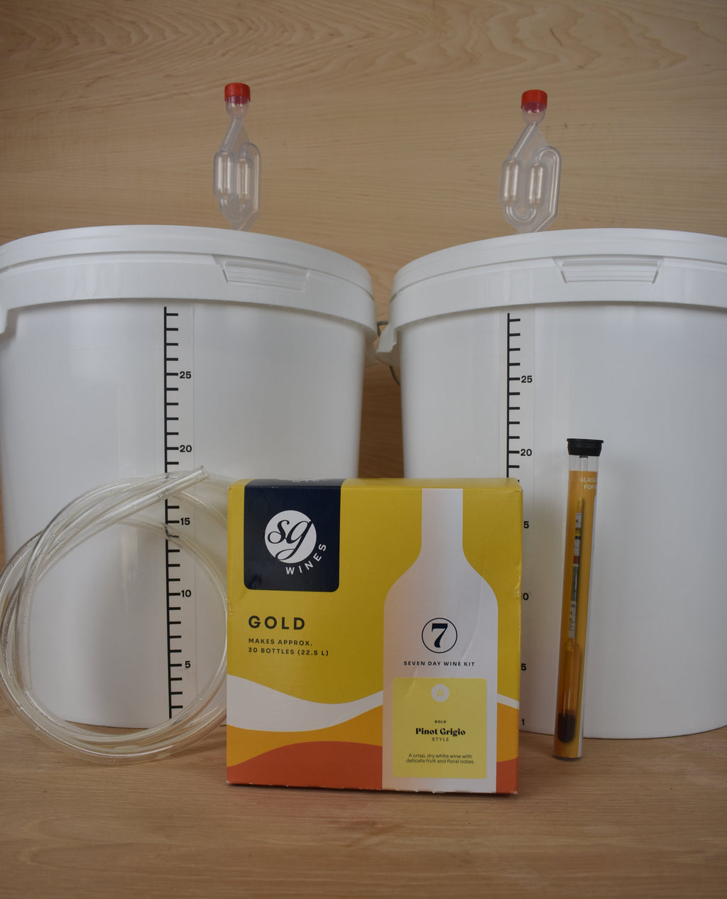 The Bare-Bones 30 Bottle Wine Kit - Pinot Grigio