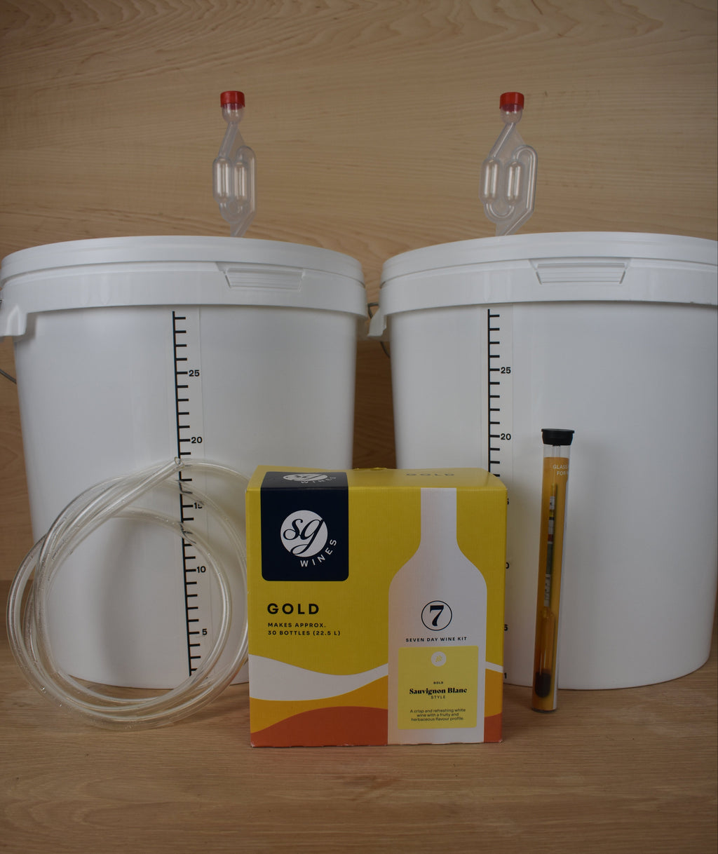 The Bare-Bones 30 Bottle Wine Kit - Sauvingon Blanc