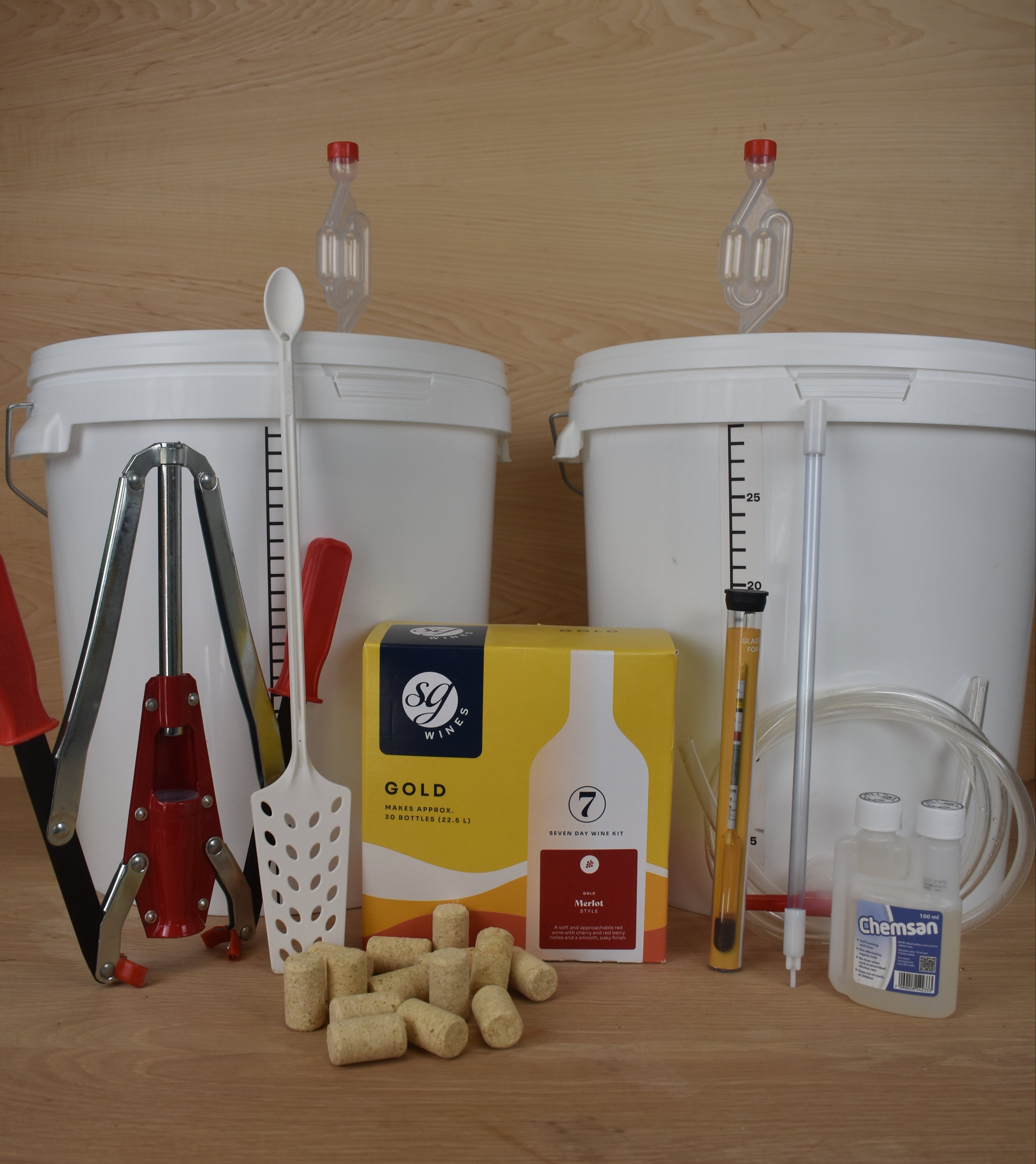 The Standard 30 Bottle Wine Kit - Merlot