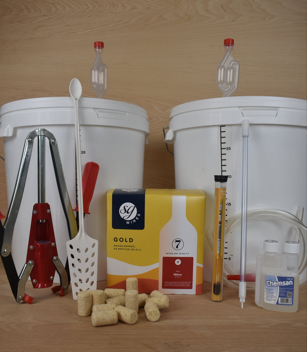 The Standard 30 Bottle Wine Kit - Shiraz