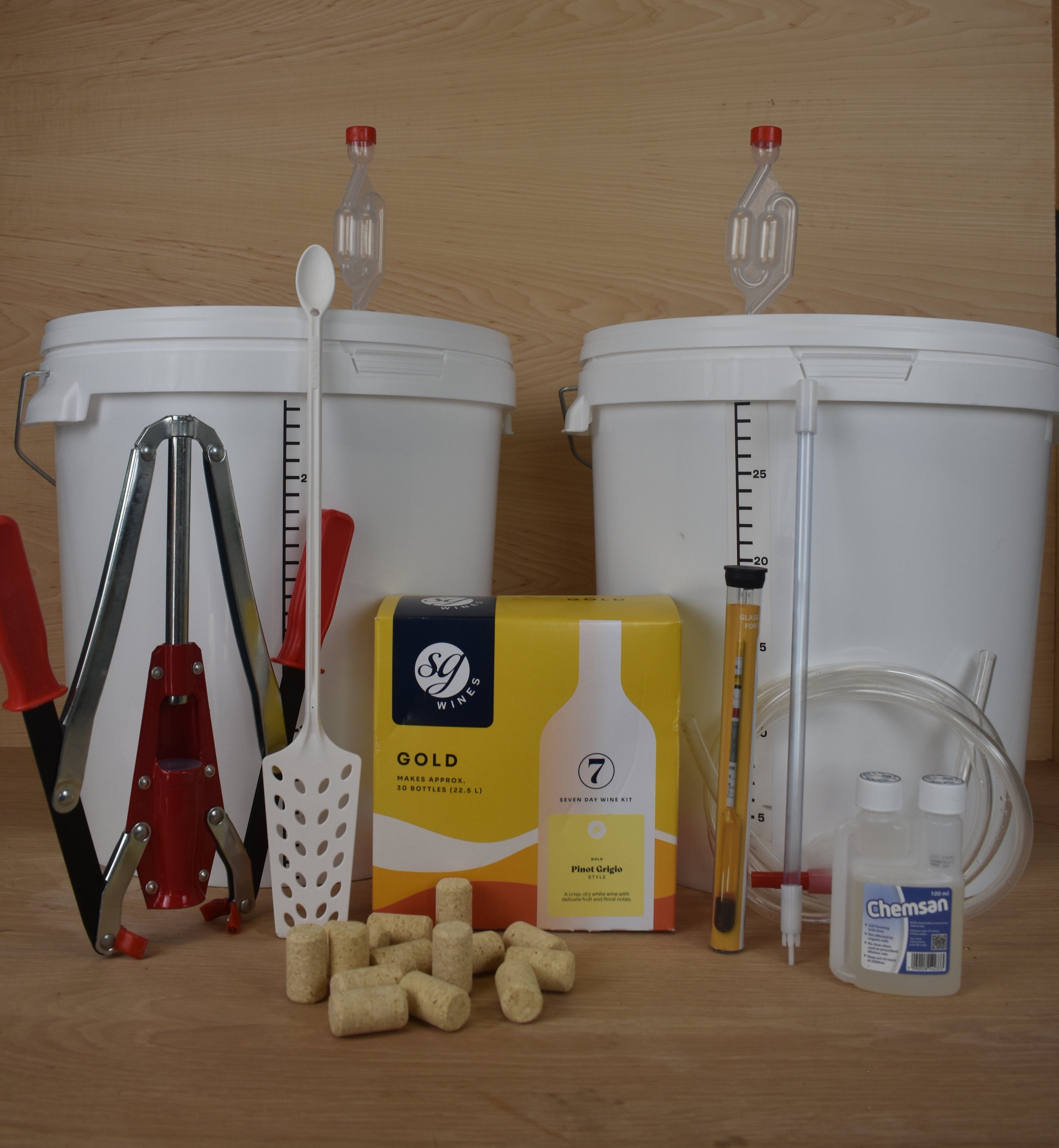 The Standard 30 Bottle Wine Kit - Pinot Grigio