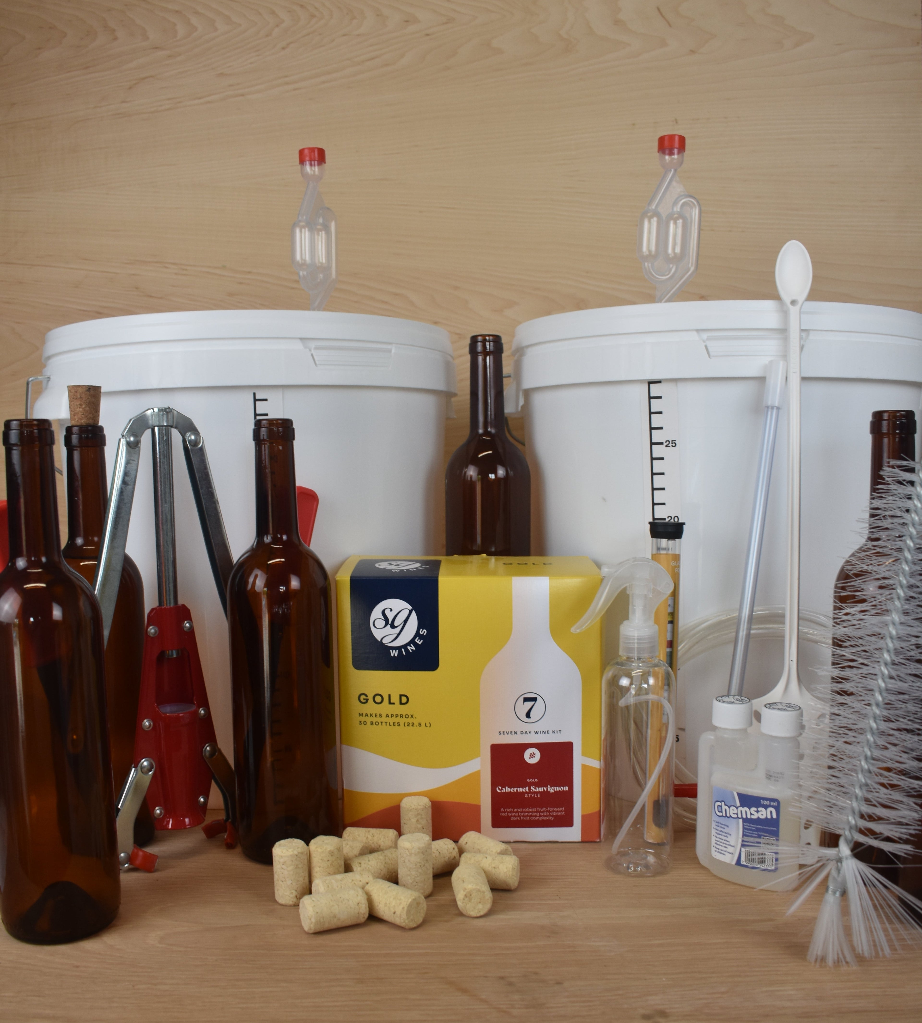 The Kitchen Sink 30 Bottle Wine Kit - Cabernet Sauvingon