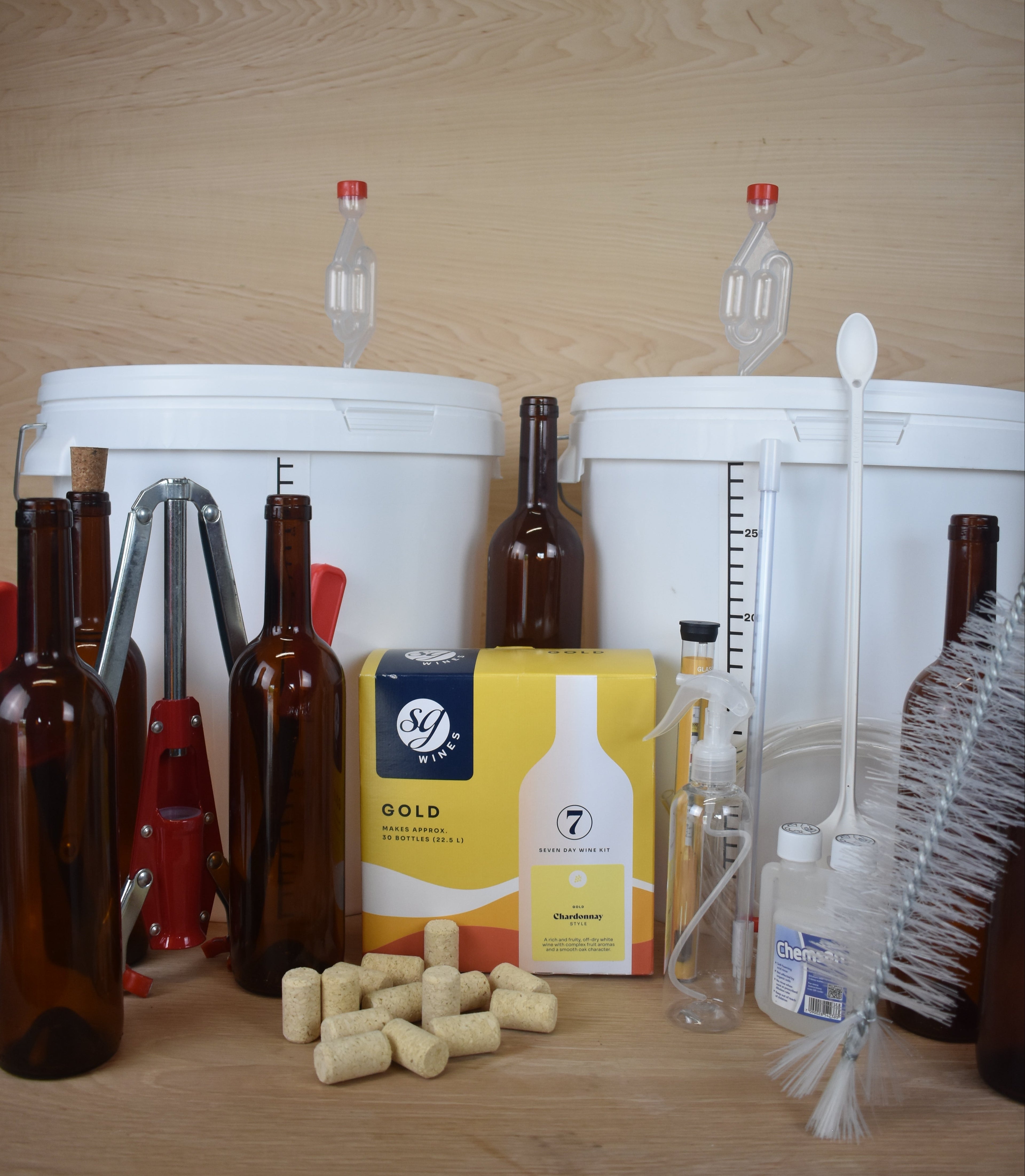 The Kitchen Sink 30 Bottle Wine Kit - Chardonnay