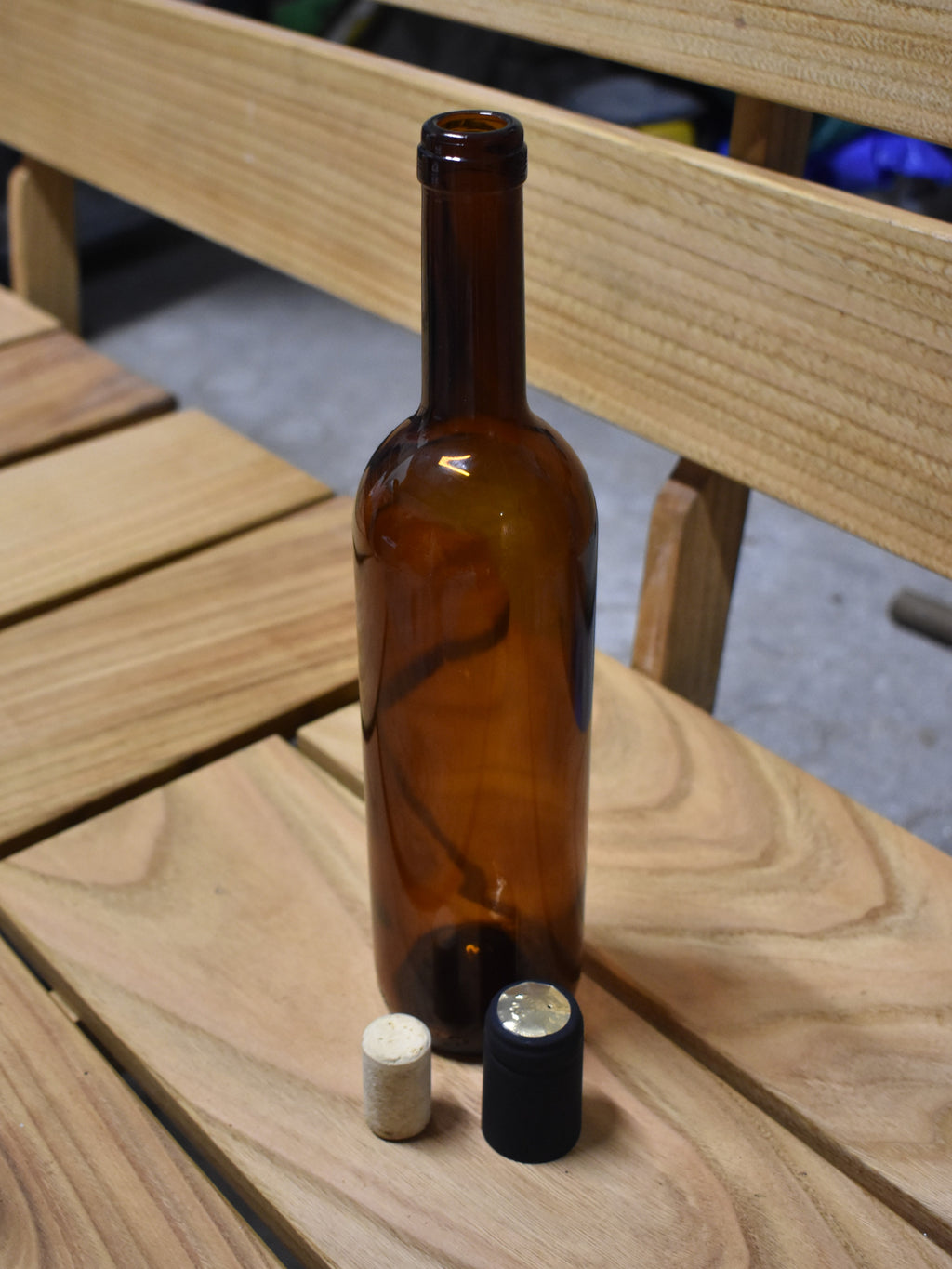 Brown 750ml Wine Bottles
