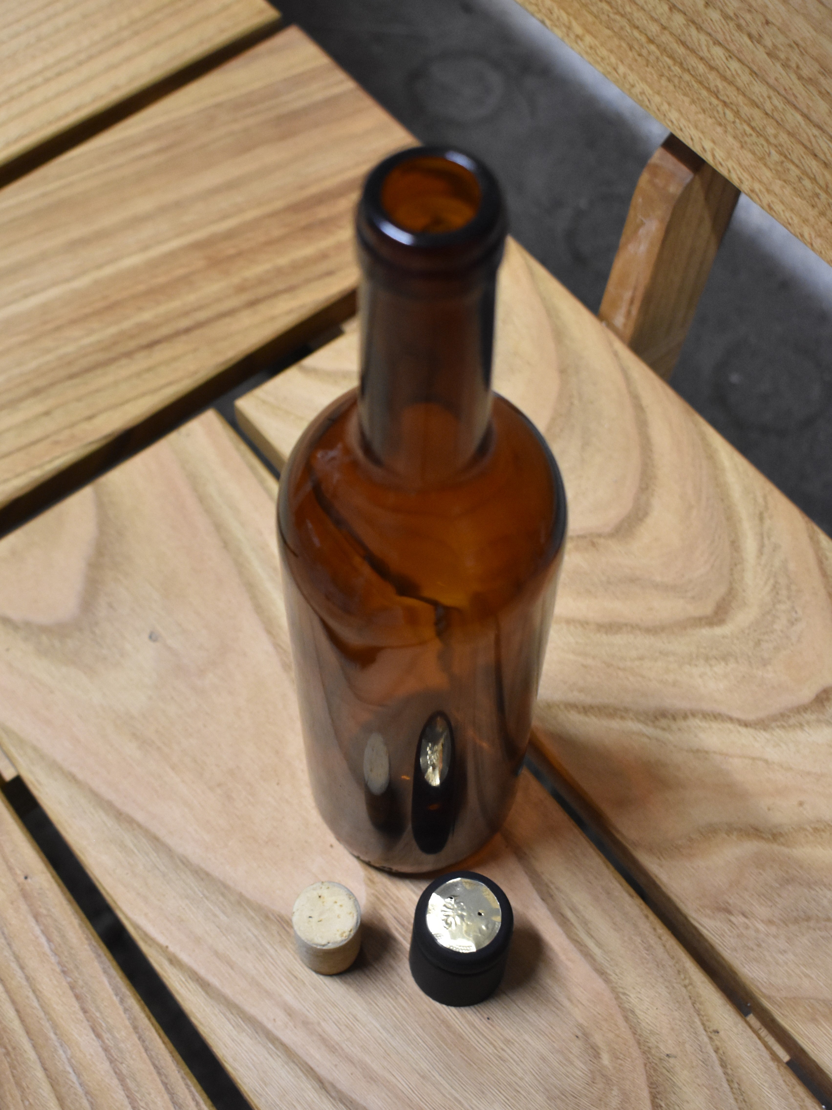 Brown 750ml Wine Bottles