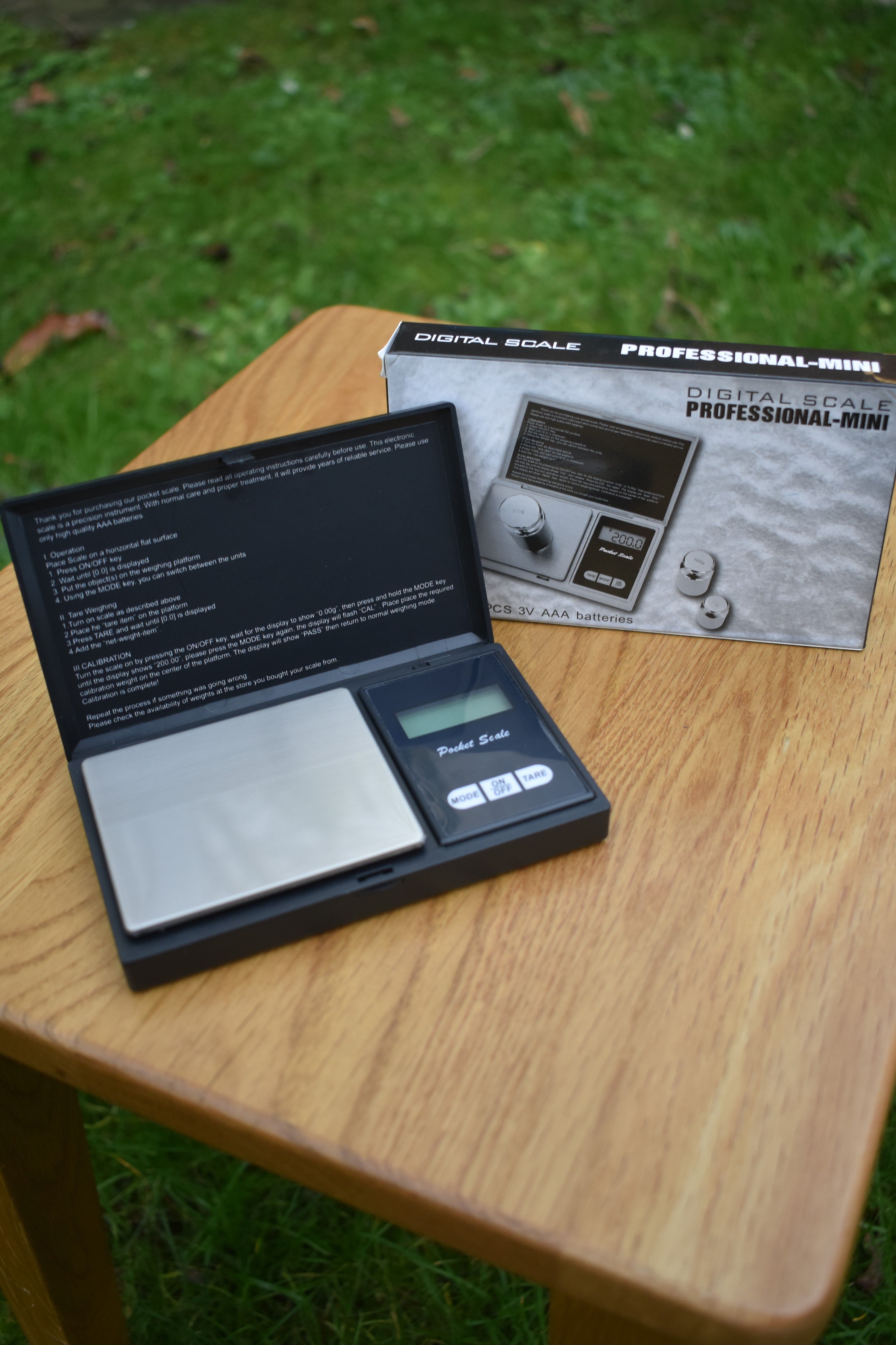 High-Accuracy Pocket Weighing Scales 0.01 Gram Up To 500g