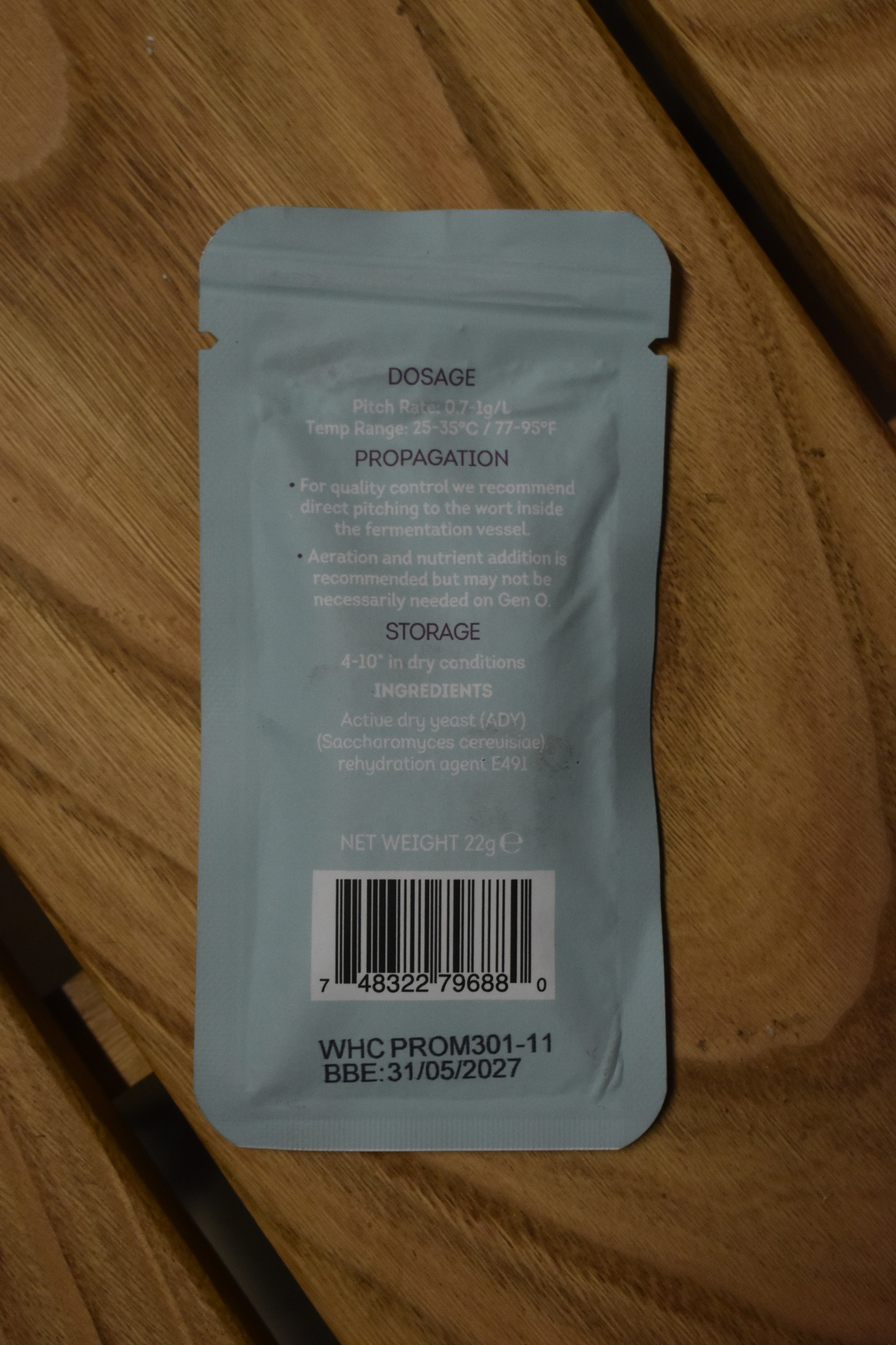 Hades Whiskey Grain Spirit Yeast | 22gram 35Litre