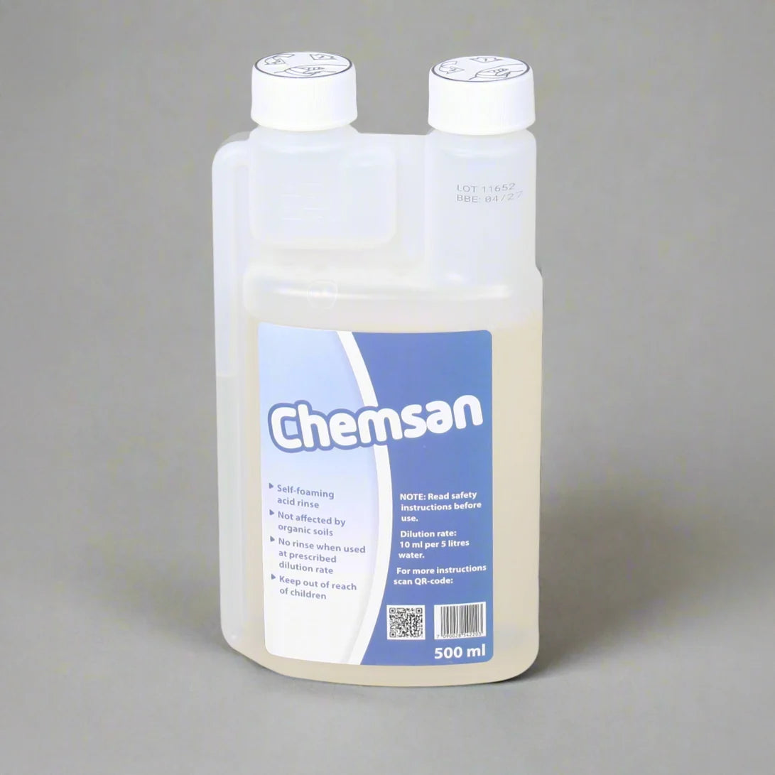500ml Chemsan Foam Acid No-Rinse Sanitiser
