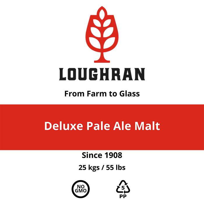 Loughran Deluxe Pale Ale Malt – Milled