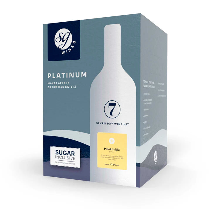 SG Wines Platinum 30 Bottle Pinot Grigio Style
