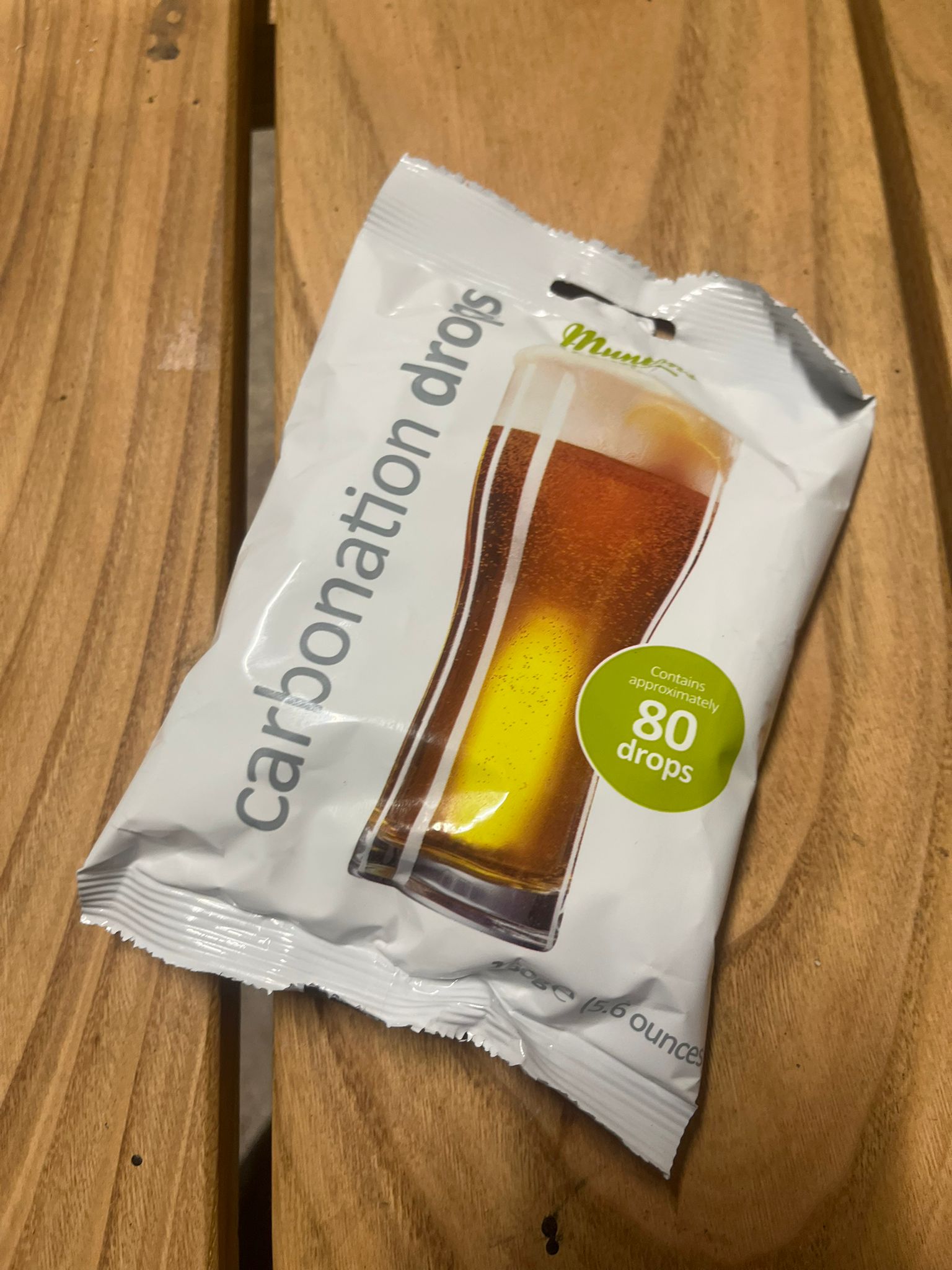 Muntons Carbonation Drops 160g for 40 pints