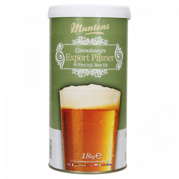 Muntons Connoisseurs Export Pilsner Beer Kit 1.8kg
