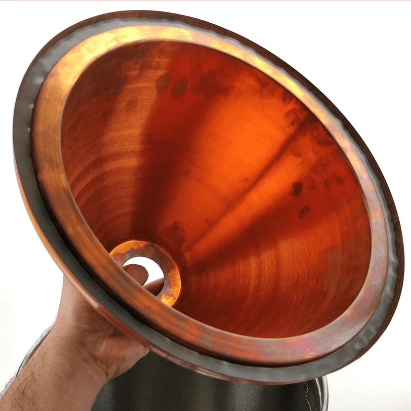 AlcoEngine Copper Alembic Distillation Lid with 47mm Hole
