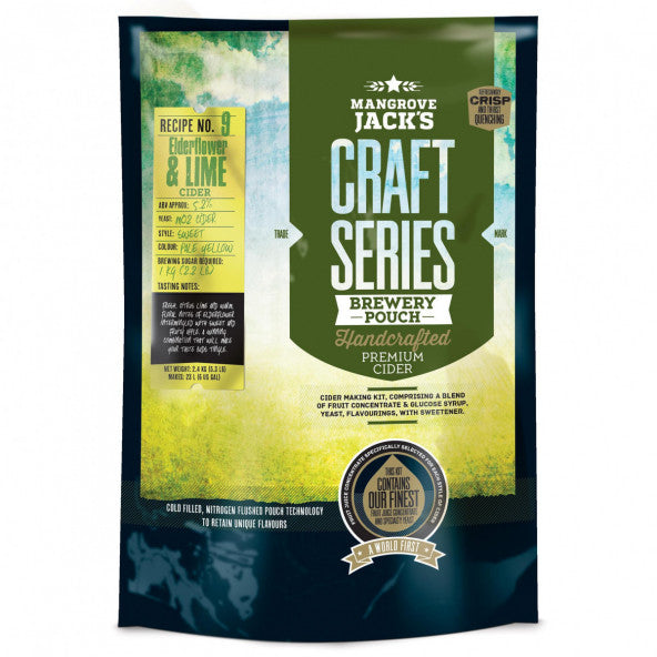 Mangrove Jack's Craft Series Elderflower & Lime Cider