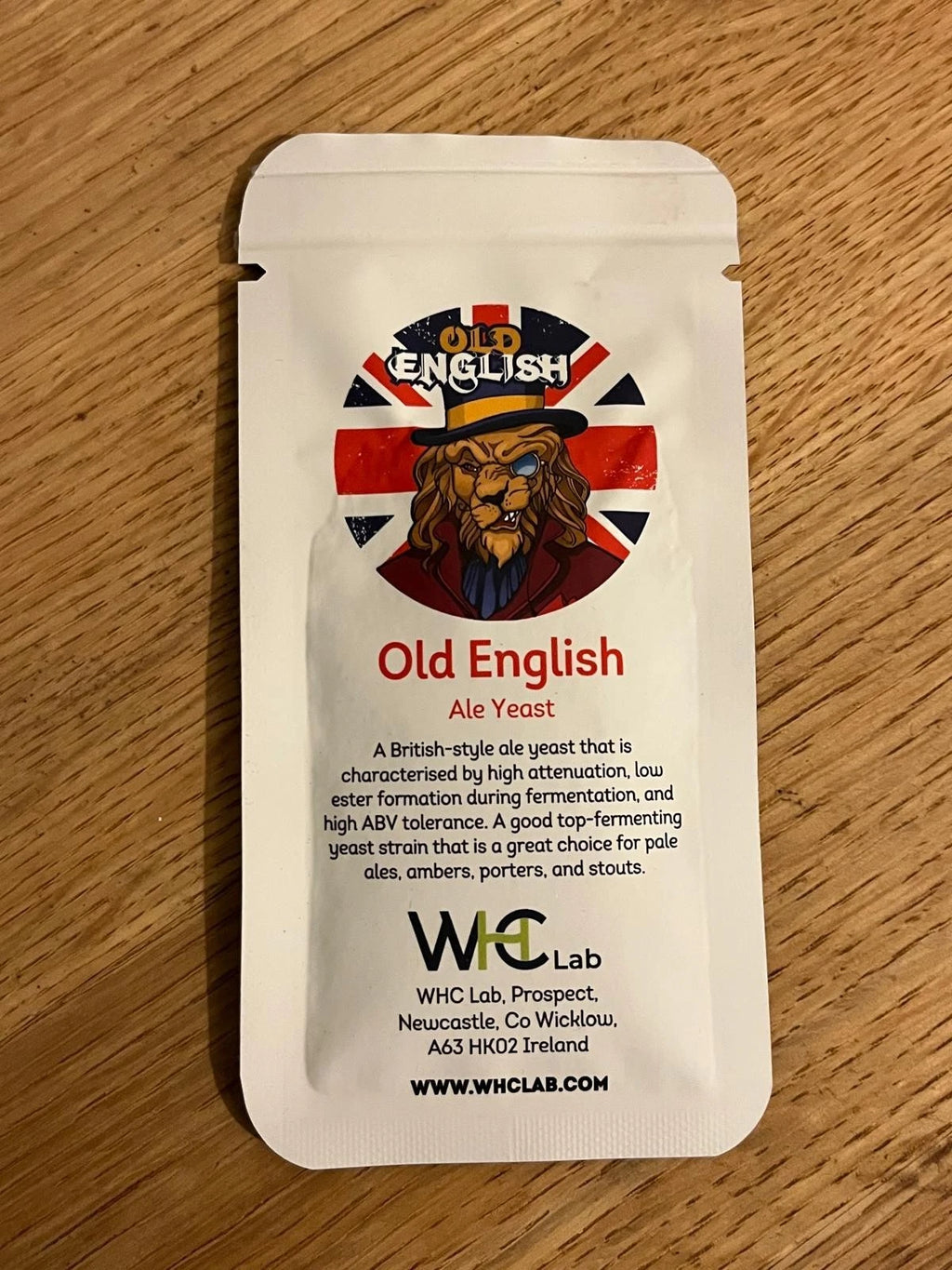 OLD ENGLISH: HERITAGE ALE DRY YEAST 11GRAM/22LITRE WHC LABS