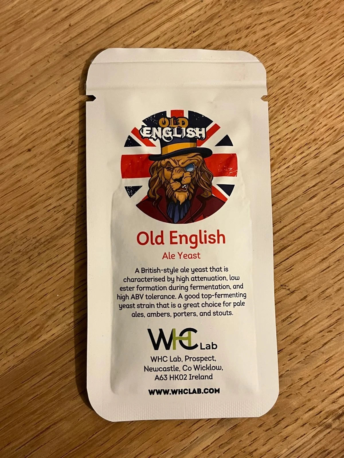 OLD ENGLISH: HERITAGE ALE DRY YEAST 11GRAM/22LITRE WHC LABS
