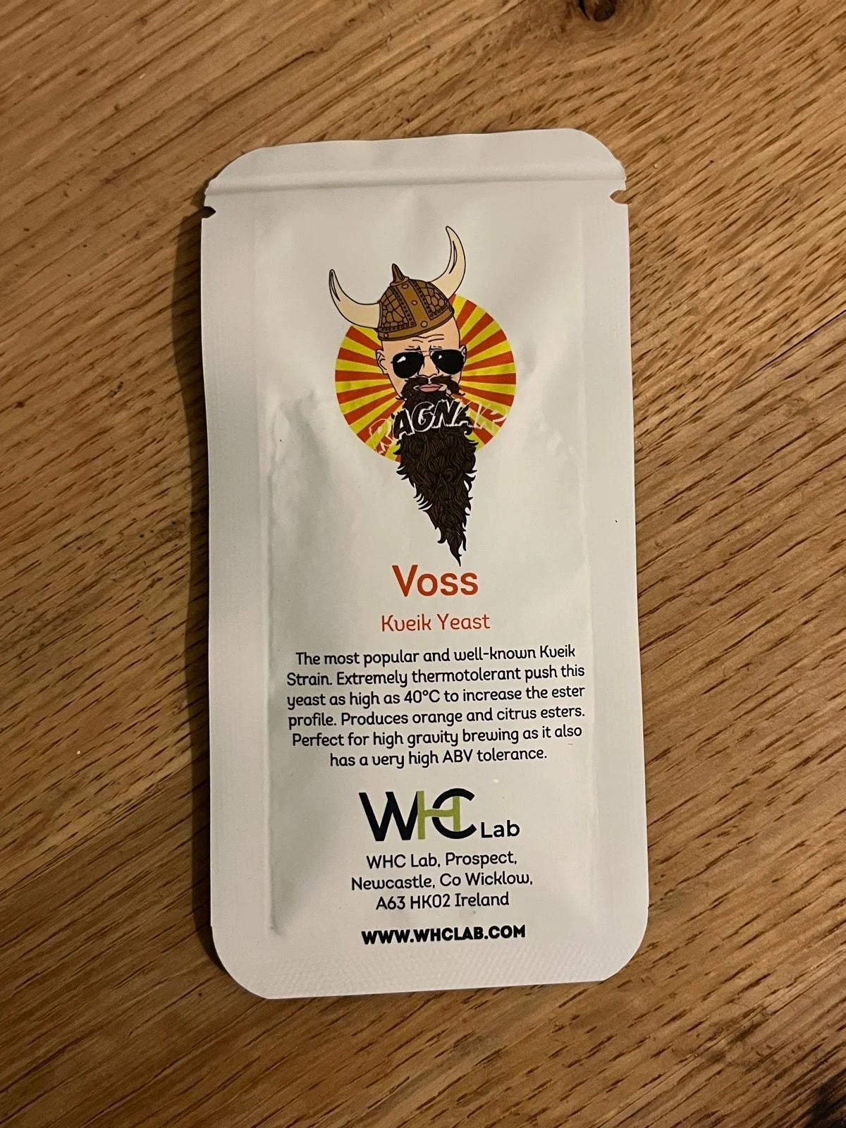 Voss Kveik: Lightning Fast Ale Dry Yeast 11GRAM/22LITRE WHC LABS