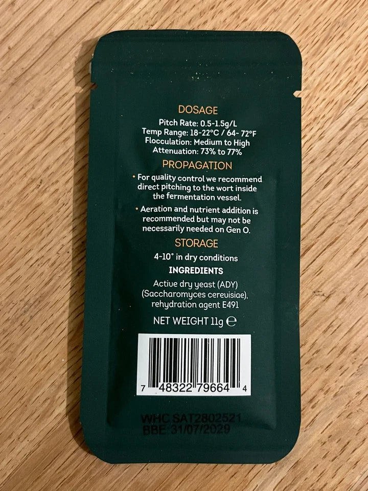 Saturated: Fruity New England IPA Dry Yeast 11GRAM/22LITRE WHC LABS