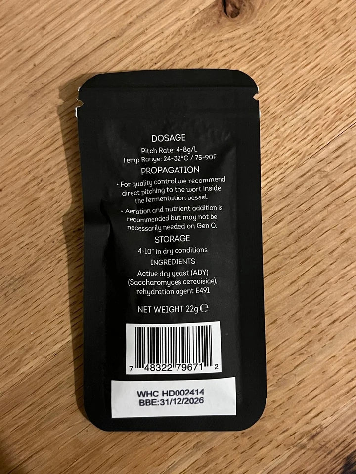 Hyperdrive: Clean Seltzer/Vodka Dry Yeast TURBO YEAST 22GRAM/5.5LITRE WHC LABS