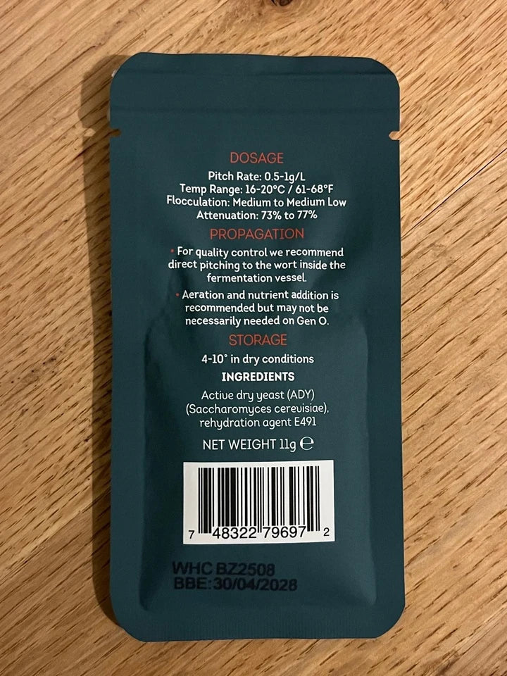 Blitz Lager: Fast Lager Dry Yeast Dry Yeast 11GRAM/22LITRE WHC LABS