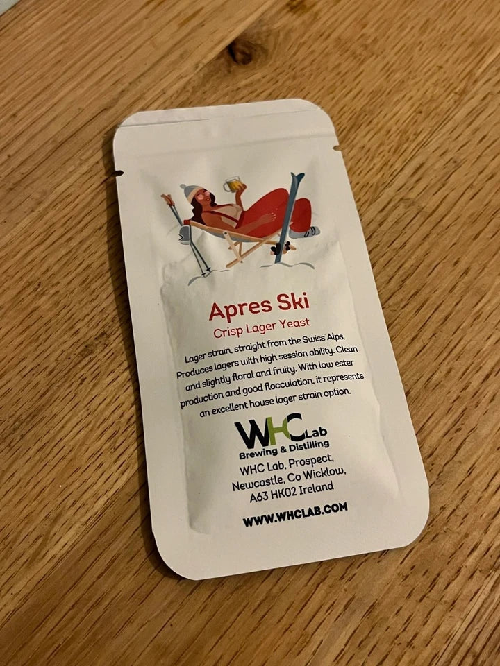 Apres Ski: Crisp Lager Dry Yeast 11GRAM/11LITRE WHC LABS