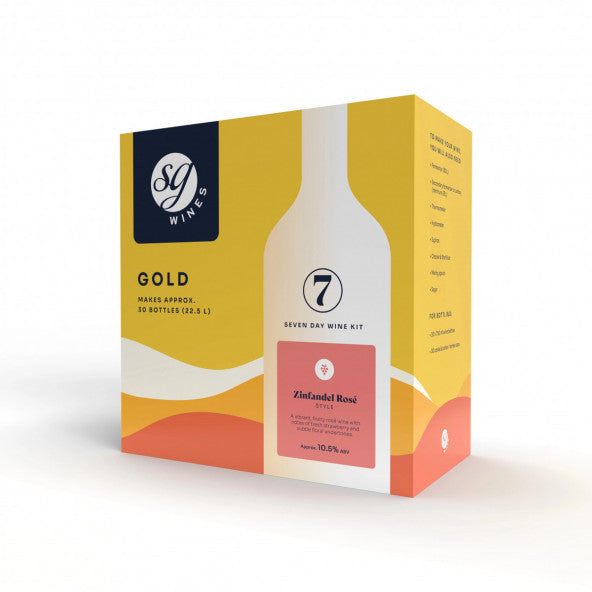 SG Wines Gold 30 Bottle Zinfandel Rosé Style